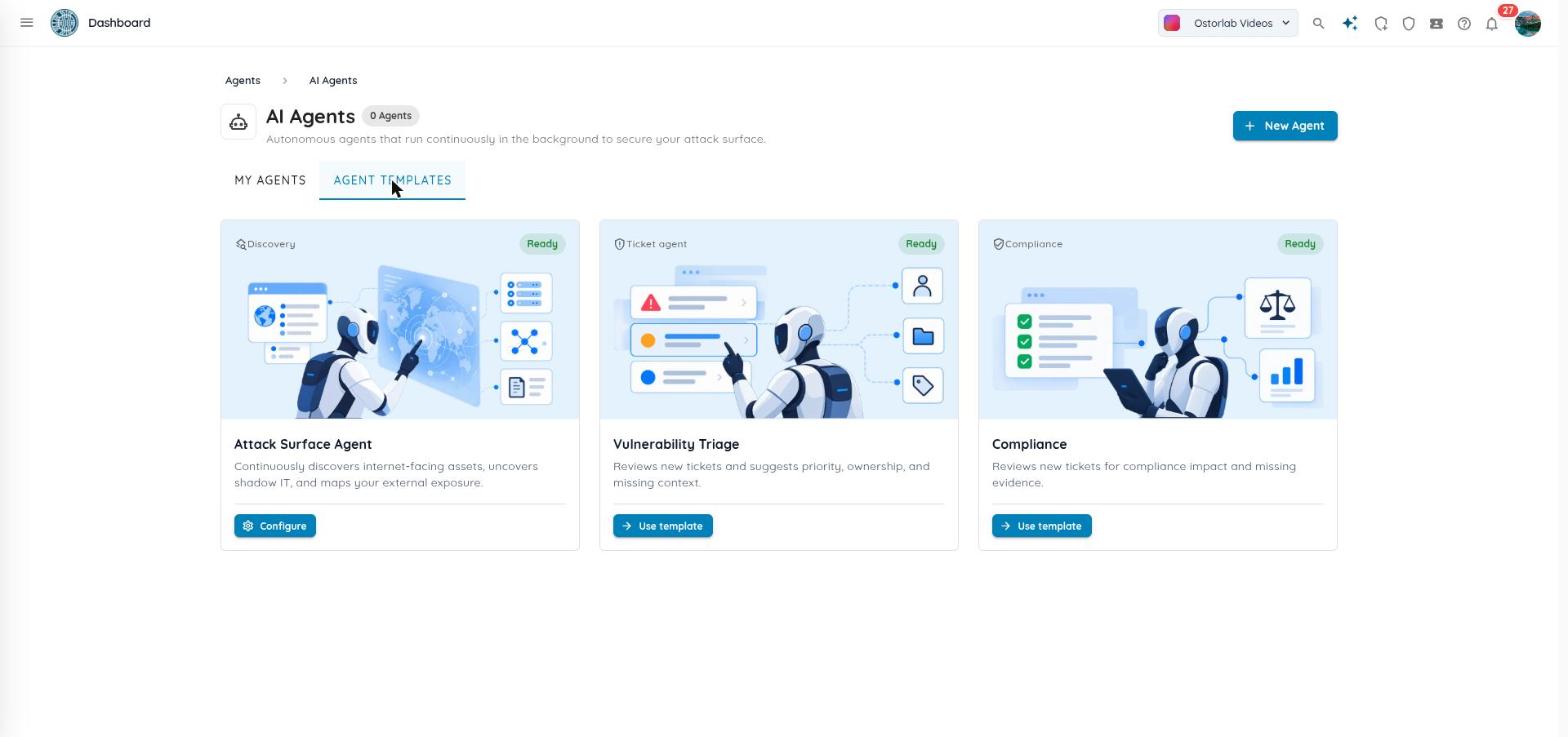 Agent templates