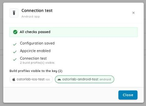 Connection test