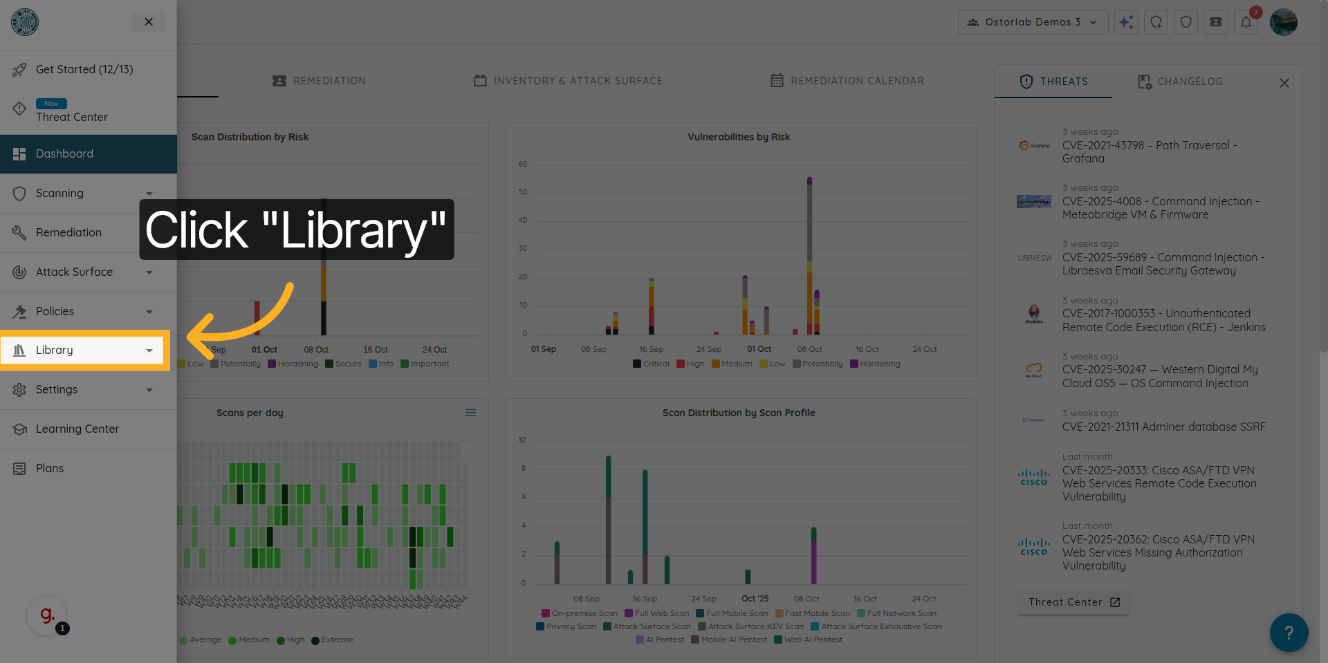 Select Library Section