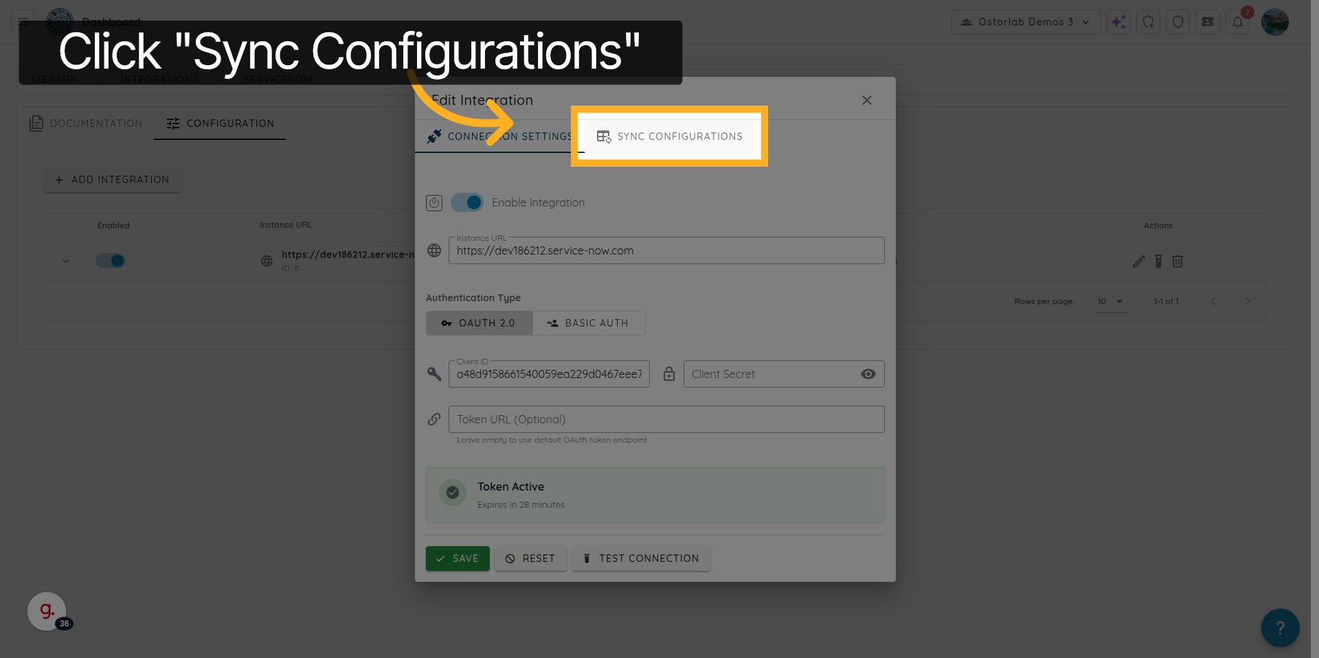 Open Sync Configurations