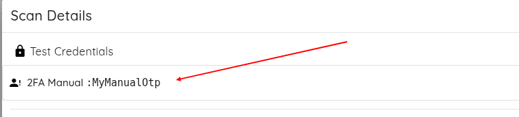 Screenshot: Manual 2FA Setup