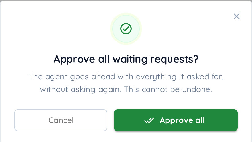 Approve all