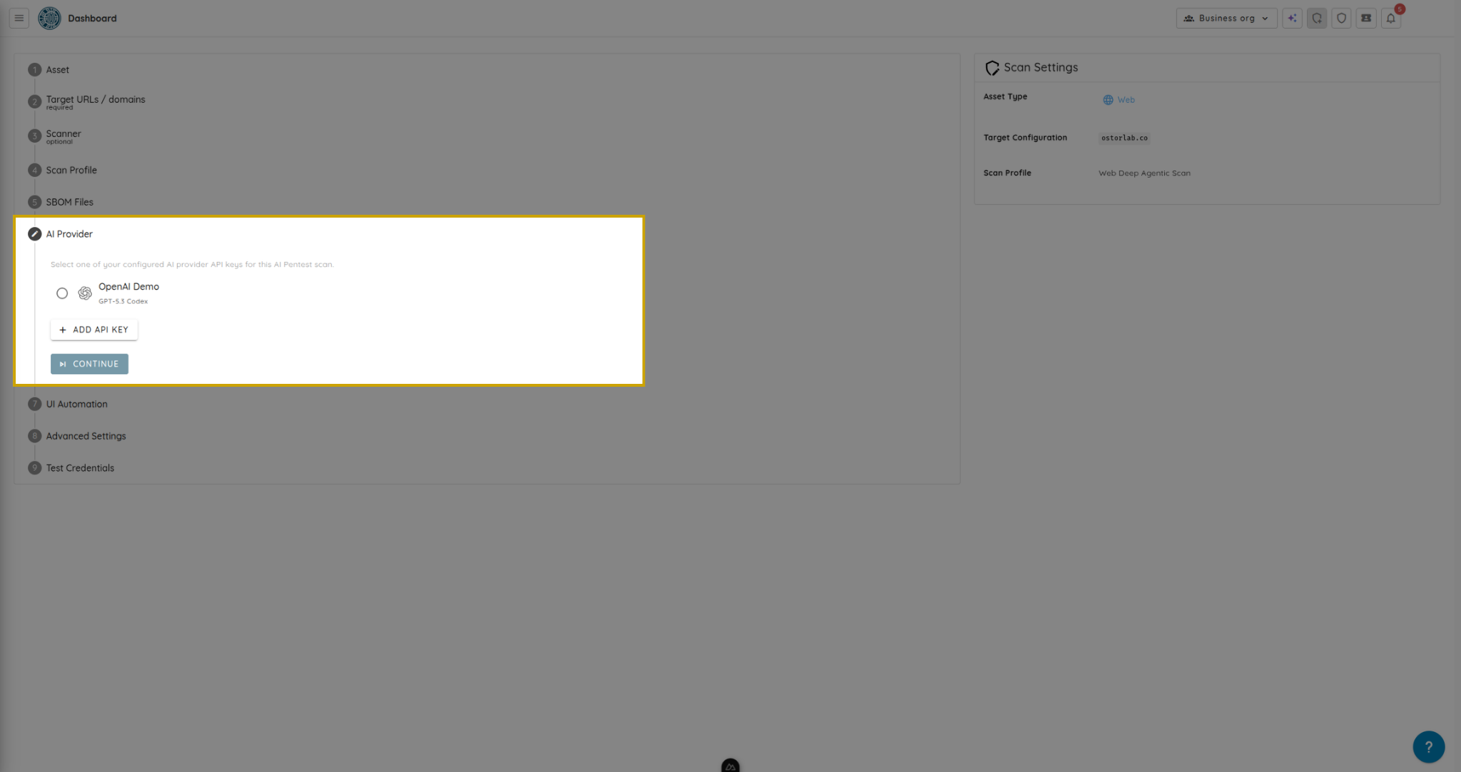 Scan Setup Steps - Placeholder