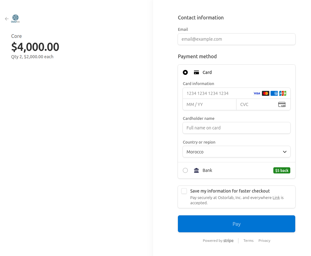 Stripe Checkout