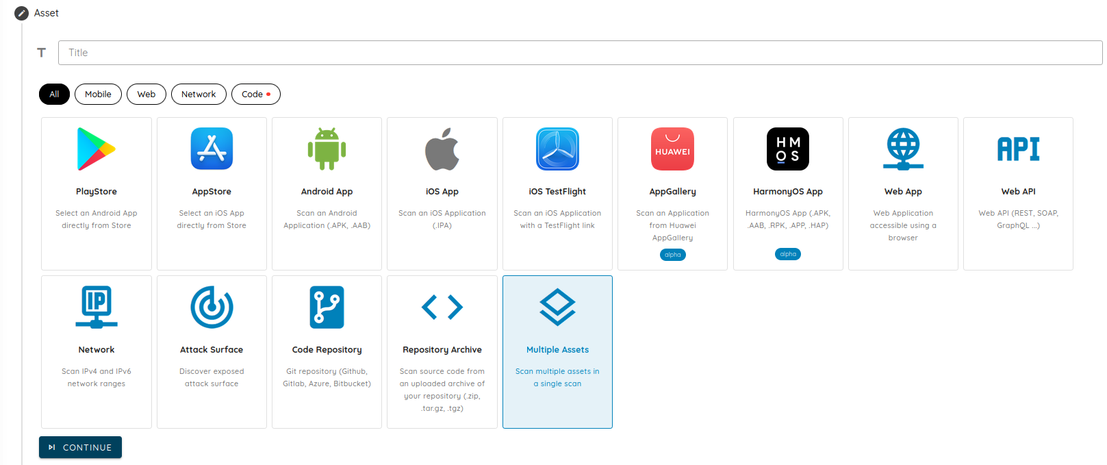 Select Multiple Assets