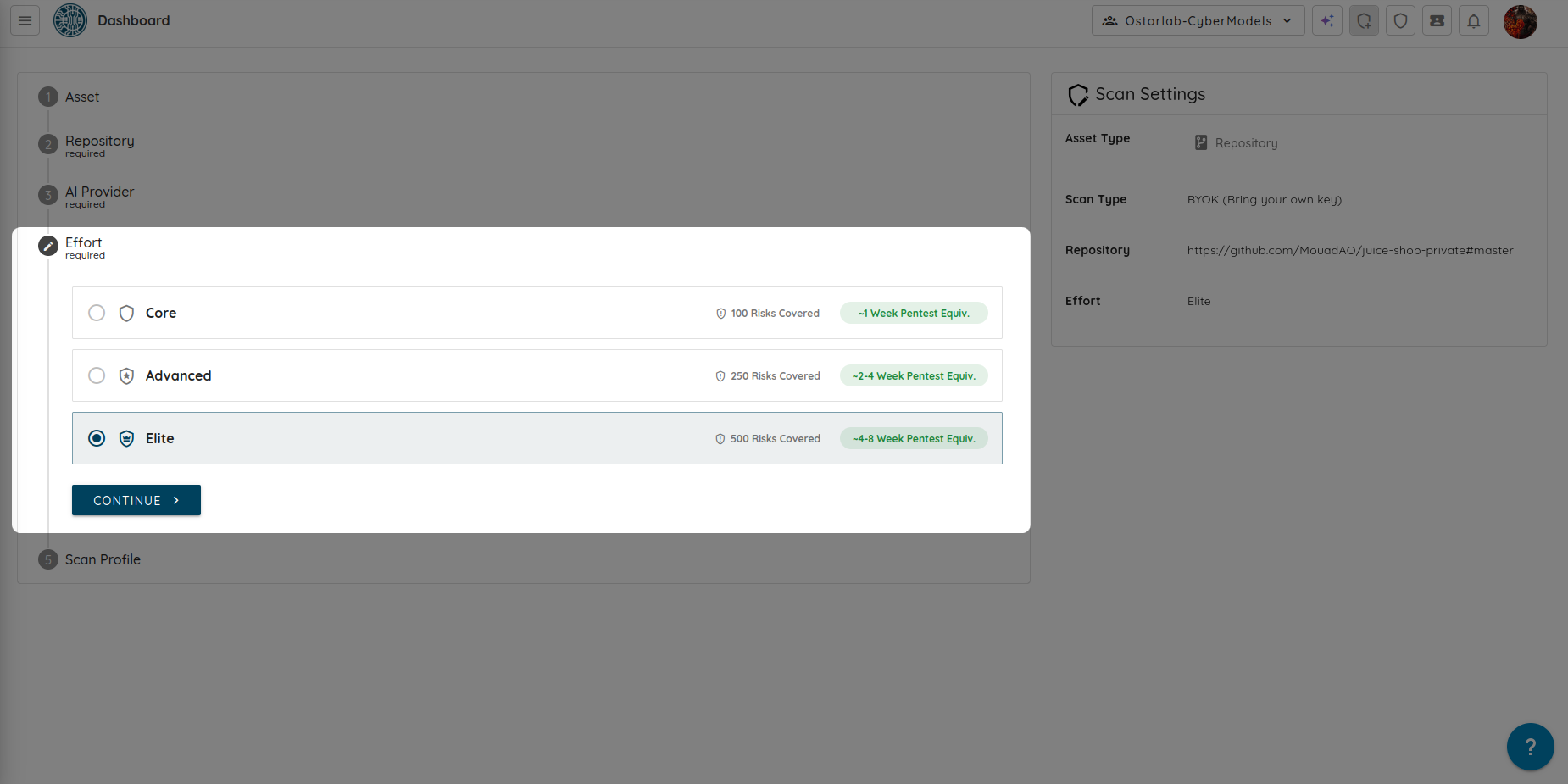 Configure Effort Level