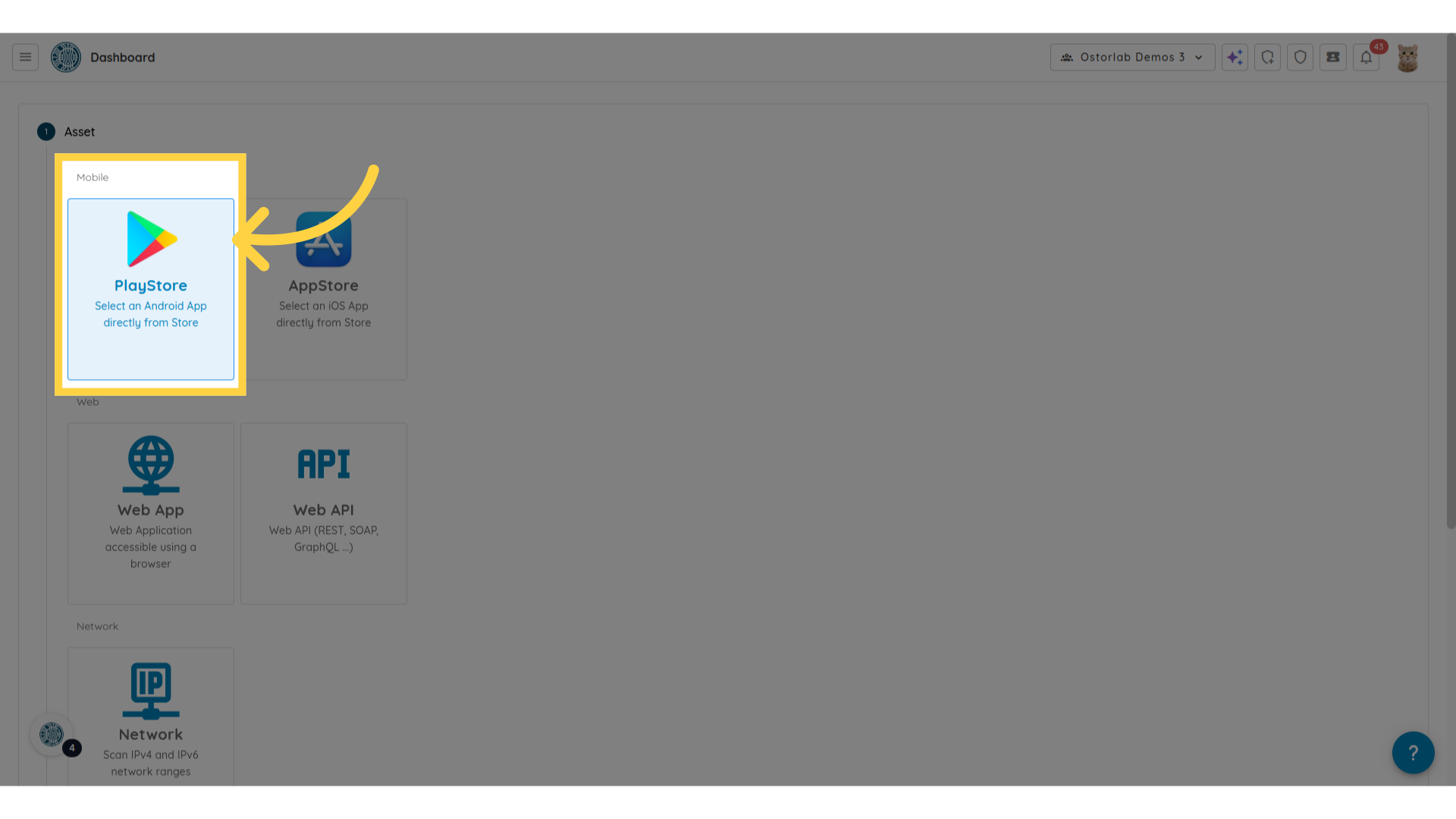 Select the asset type