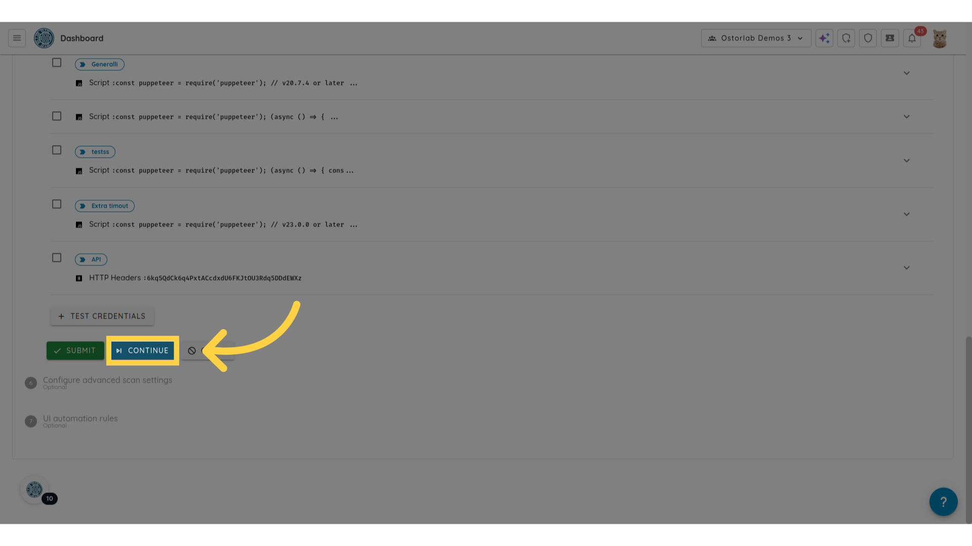 Click 'Continue'