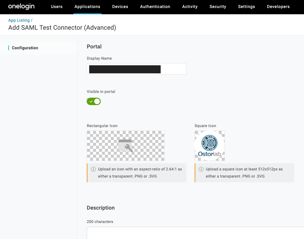 OneLogin Get Metadata